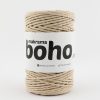 Macrame boho krútená šnúra 4mm farba piesková