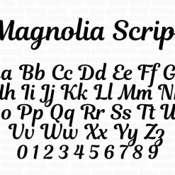 font magnolia script