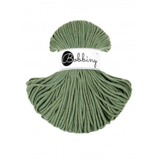 bobbiny premium 5mm golden eukalyptus green